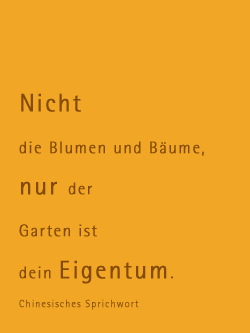 Ein Jahr im Garten